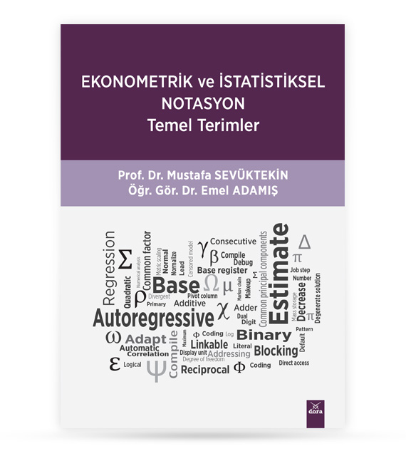 Ekonometrik ve İstatistiksel Notasyon Temel Terimler | 163 | Dora Yayıncılık