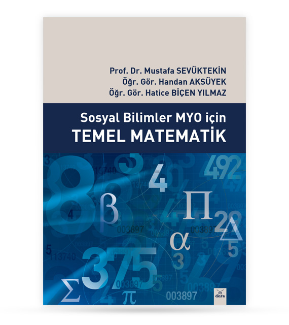 Sosyal Bilimler MYO İçin Temel Matematik | 163 | Dora Yayıncılık