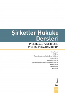 Şirketler Hukuku Dersleri 8.baskı | Dora Yayıncılık